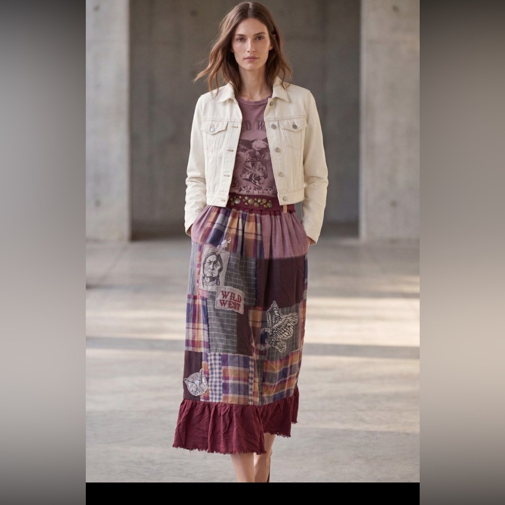 Patchwork skirt “Native American heritage” - Picture 3 of 17